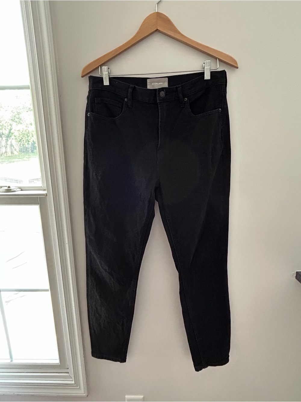 Everlane Black Ankle-Length High-Rise Jeans Size 30 Regular